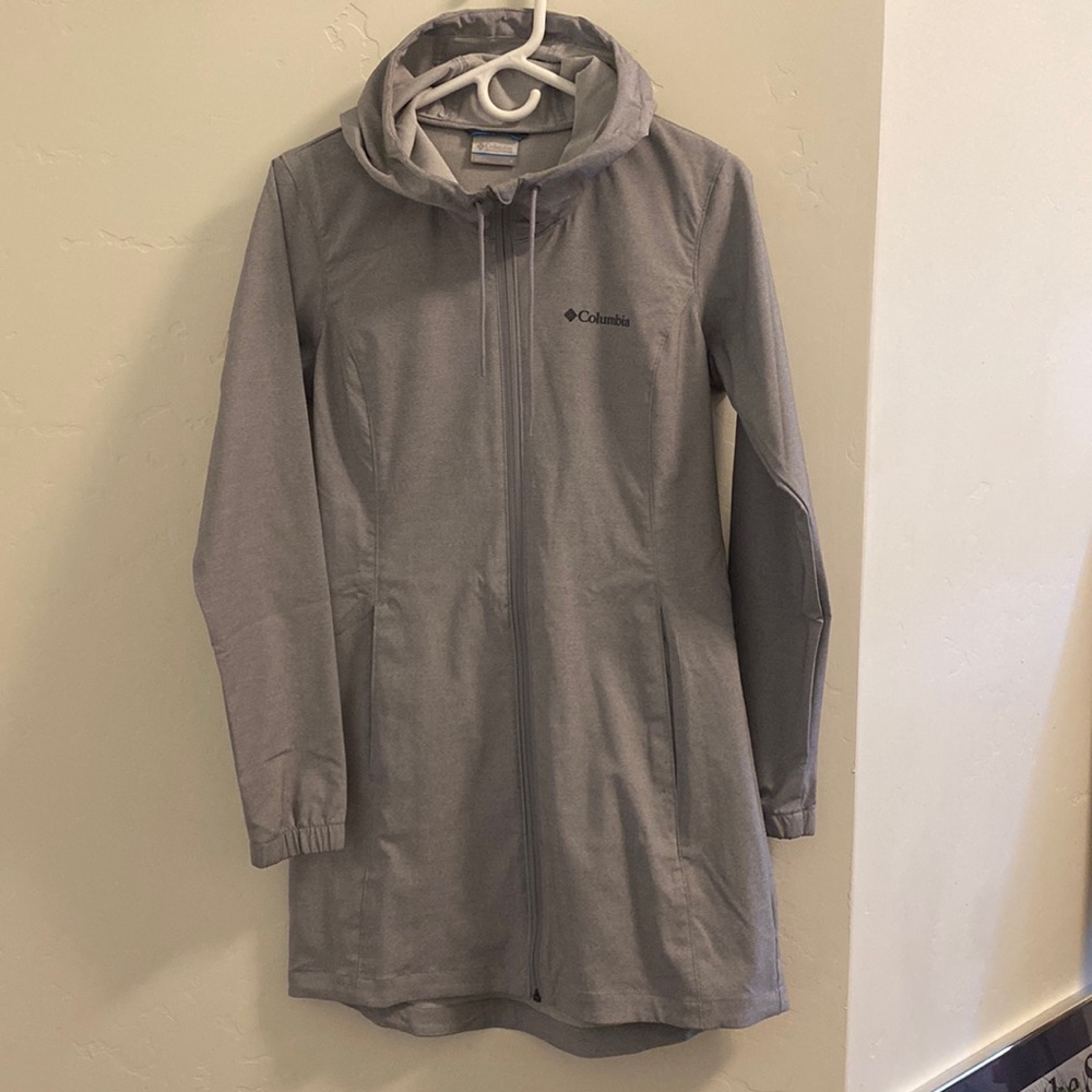 Long Columbia Rain coat
